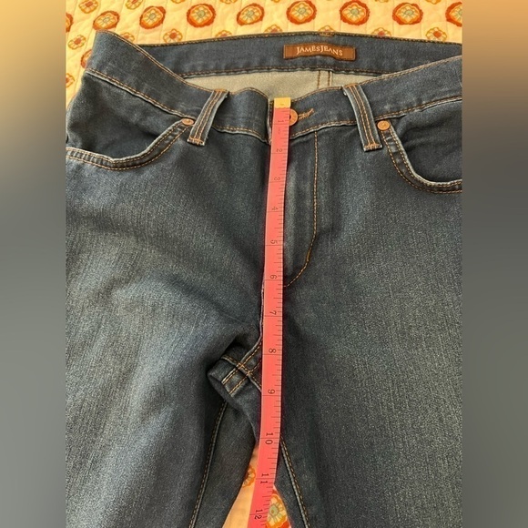 James Jeans Riley Straight Leg Bootcut Dark Wash Jeans Size 28 - Picture 7 of 8